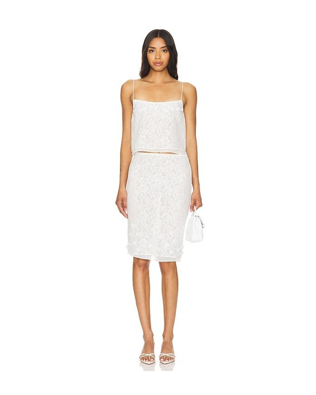 MAJORELLE White Heather Tank
