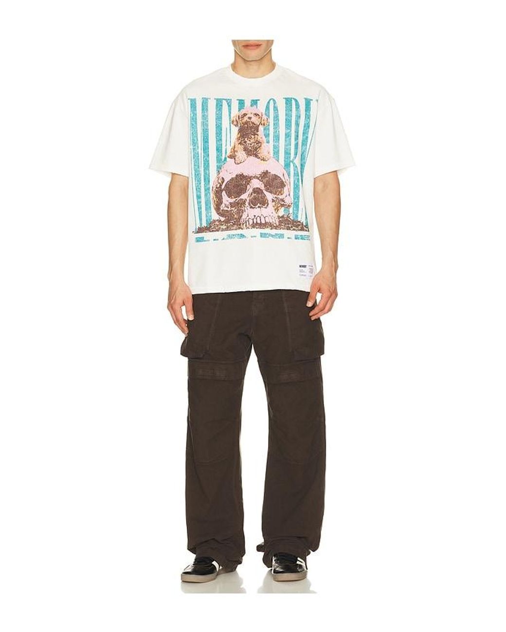 Memory Lane White Alpha Tee for men