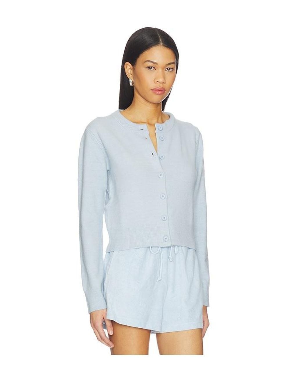 Bobi Blue Classic Slim Cardigan