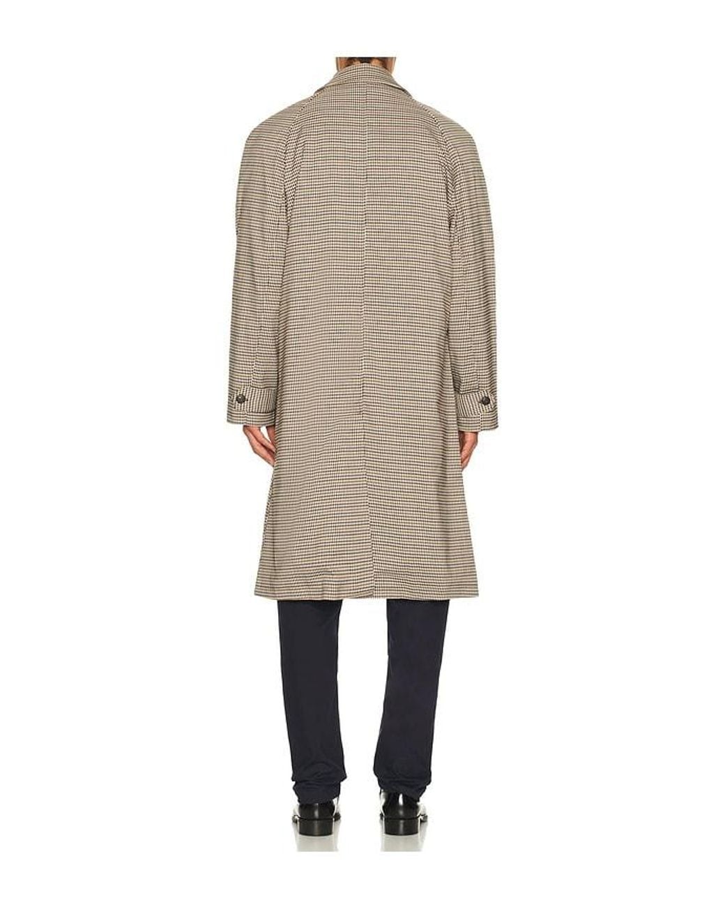 BOUND Natural Check Mac Jacket for men