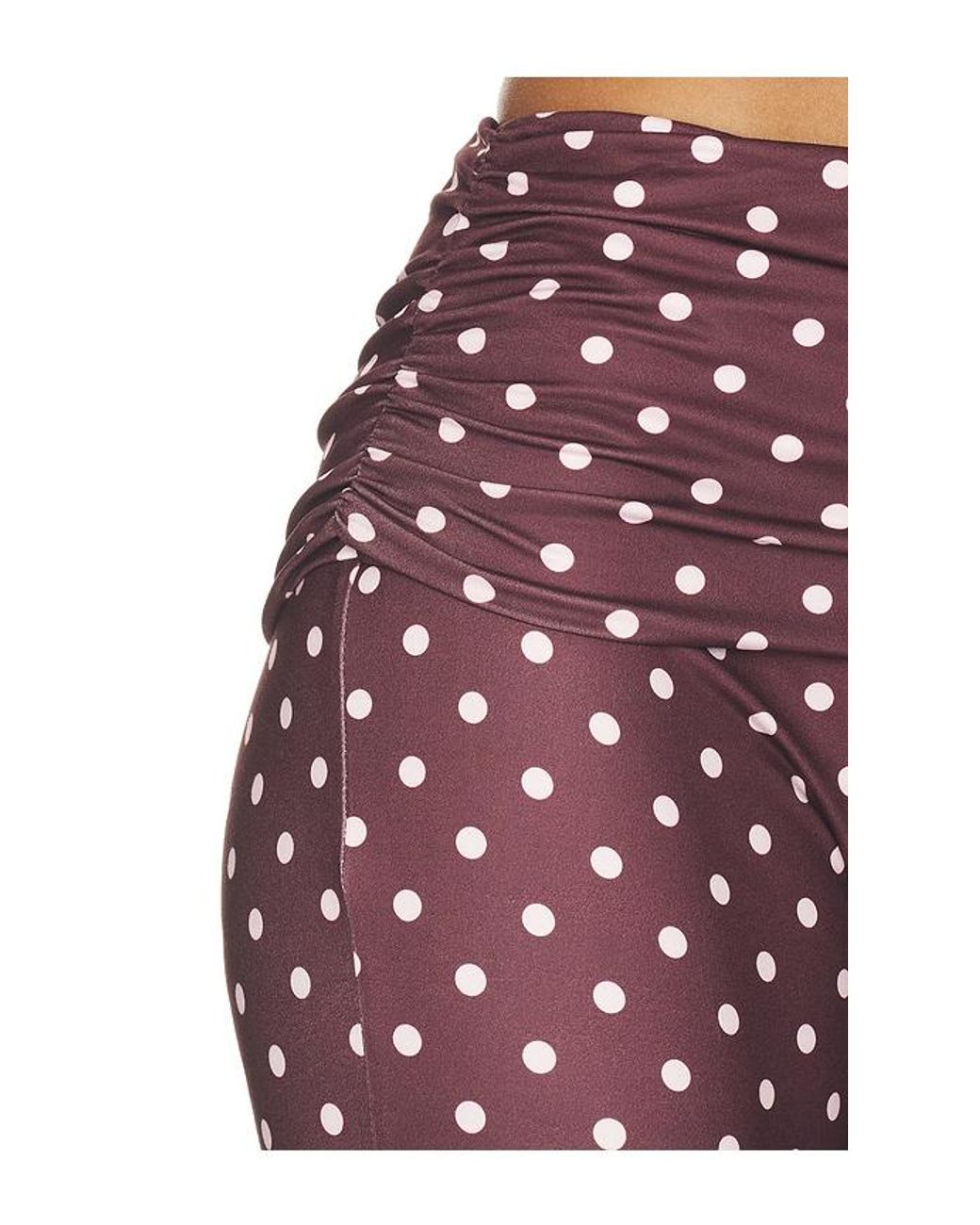 Tiger Mist Red Vali Polka Dot Capri Pant