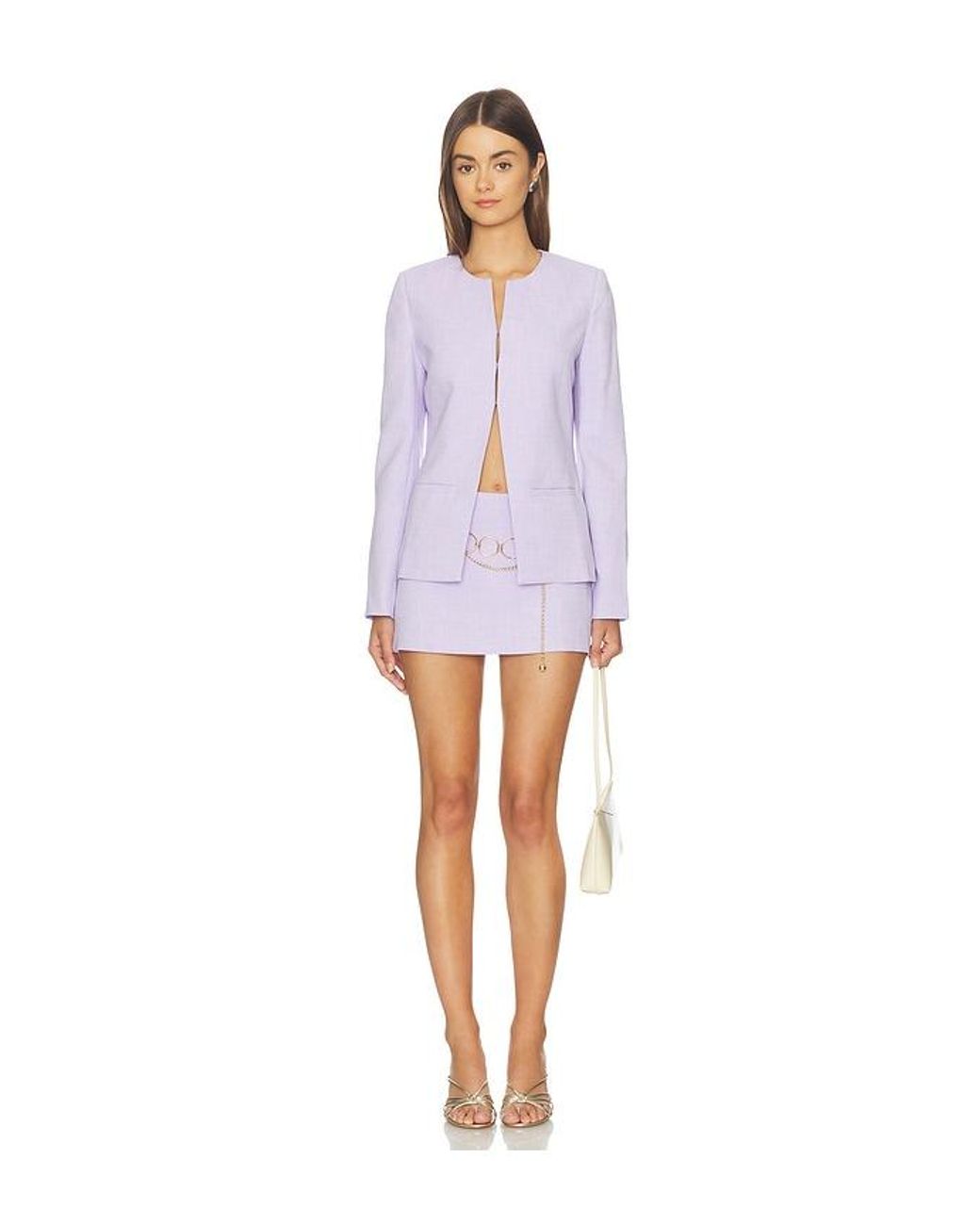 Amanda Uprichard White Capria Skort