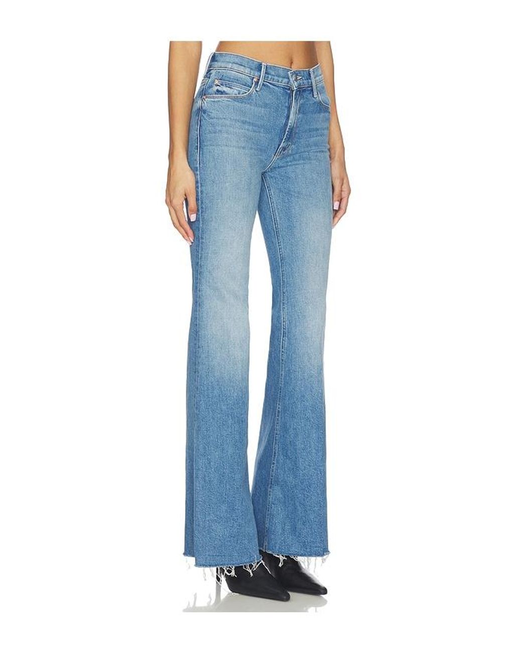 Mother Blue The Doozy Fray Jeans