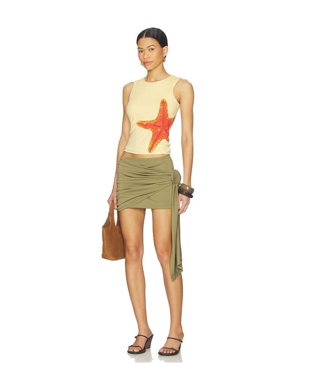 Tyler McGillivary Green Maren Skirt