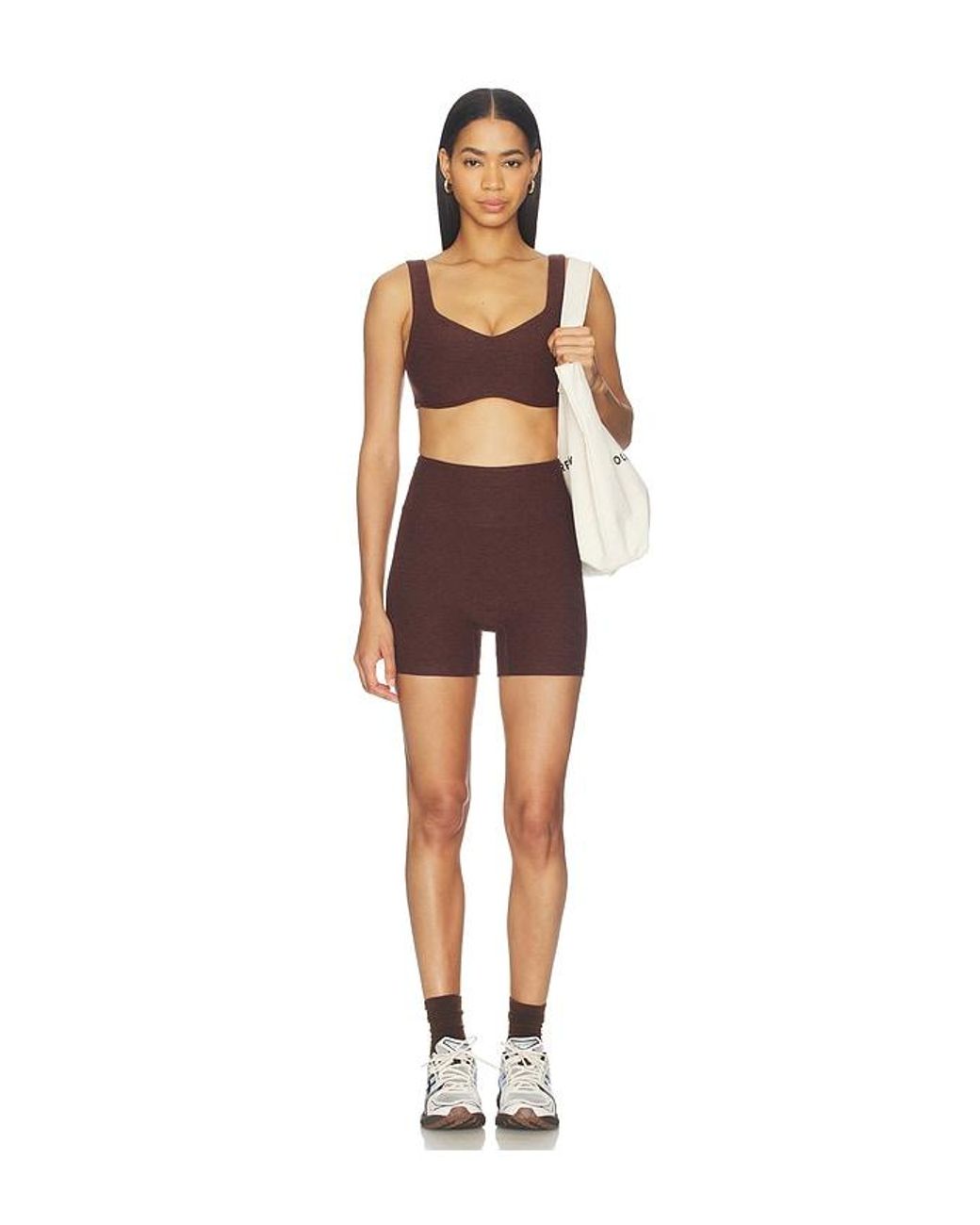 Year Of Ours Brown Stretch Sculpt Short