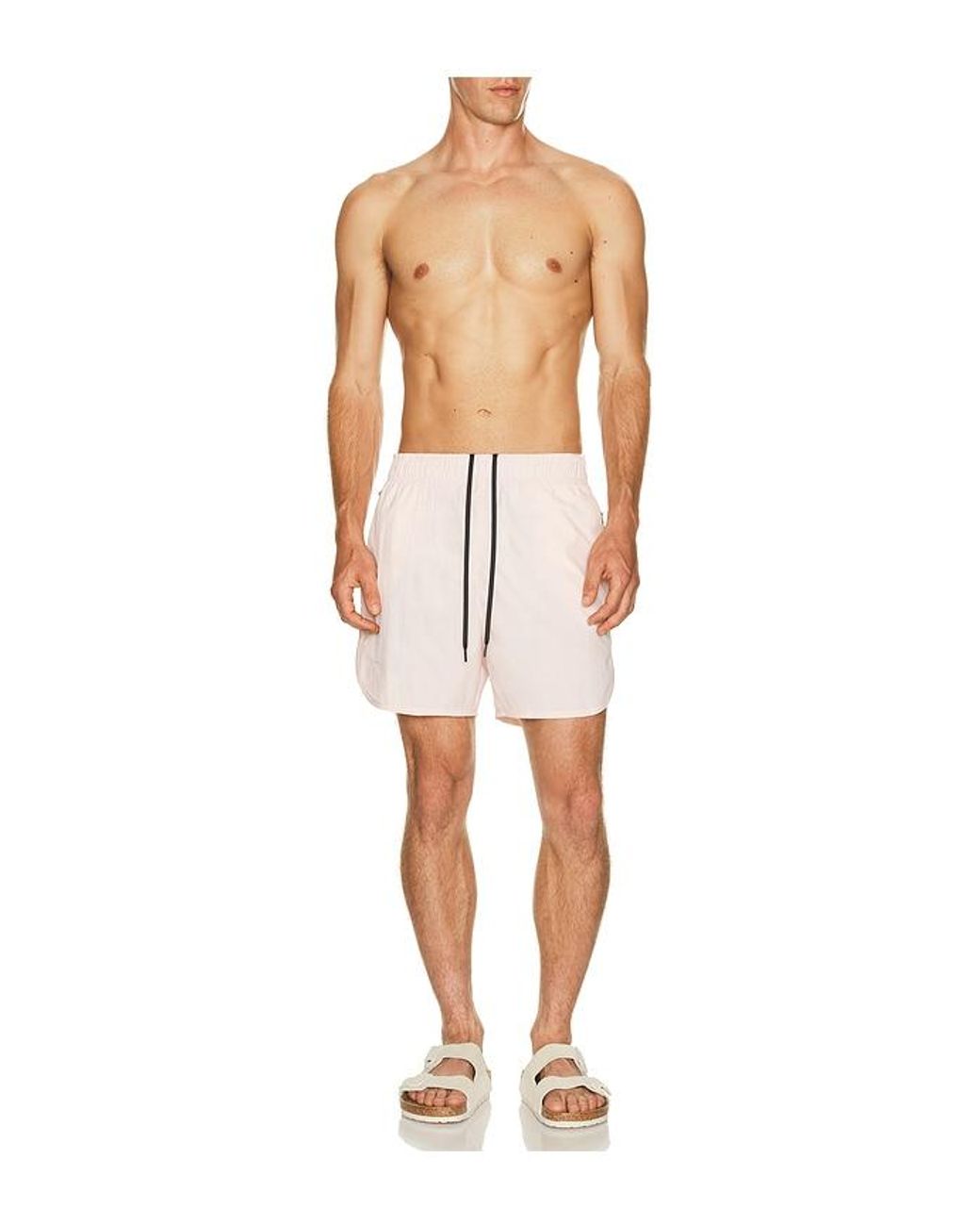 True Tribe White Wild Swim Short for men