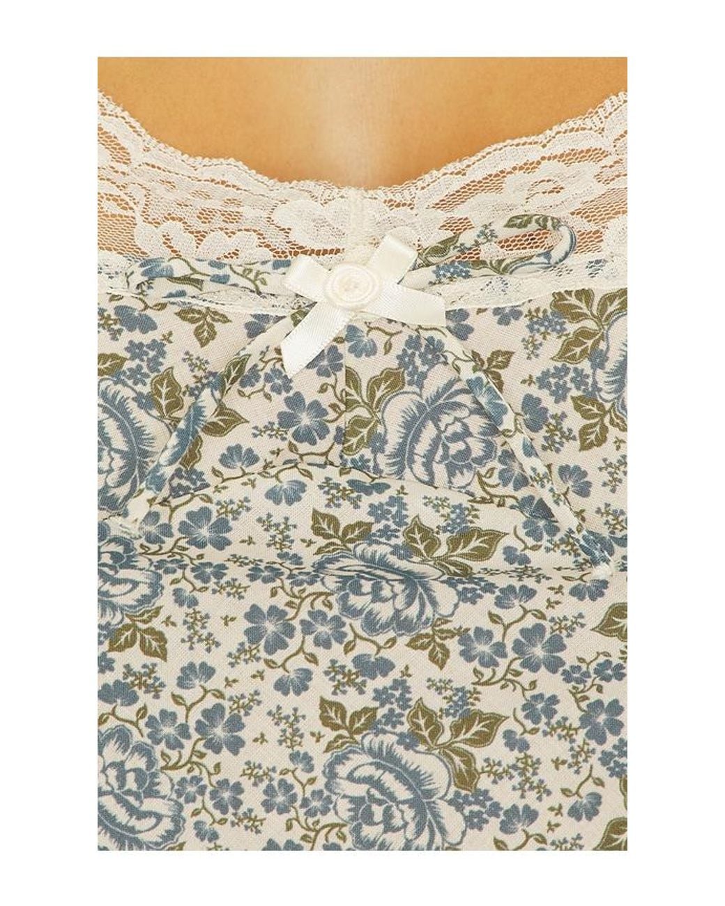 For Love & Lemons White Primrose Midi Slip Dress