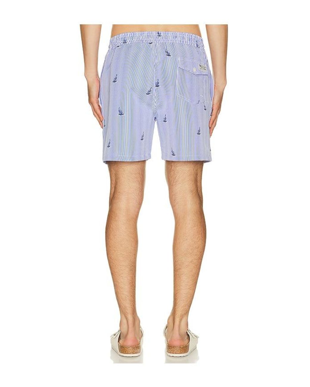Polo Ralph Lauren Blue Traveler Swim Trunk for men