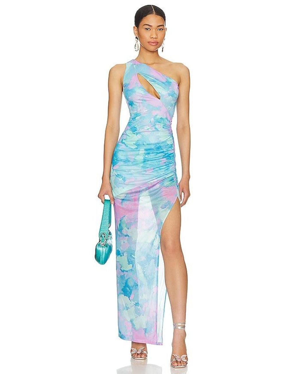 MAJORELLE Blue Dorothea Gown