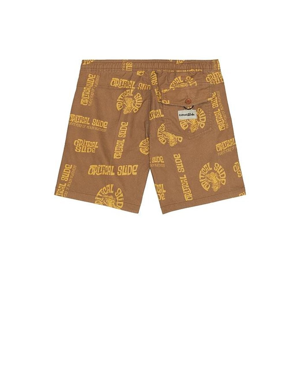 Critical Slide Badeshorts in Natural für Herren