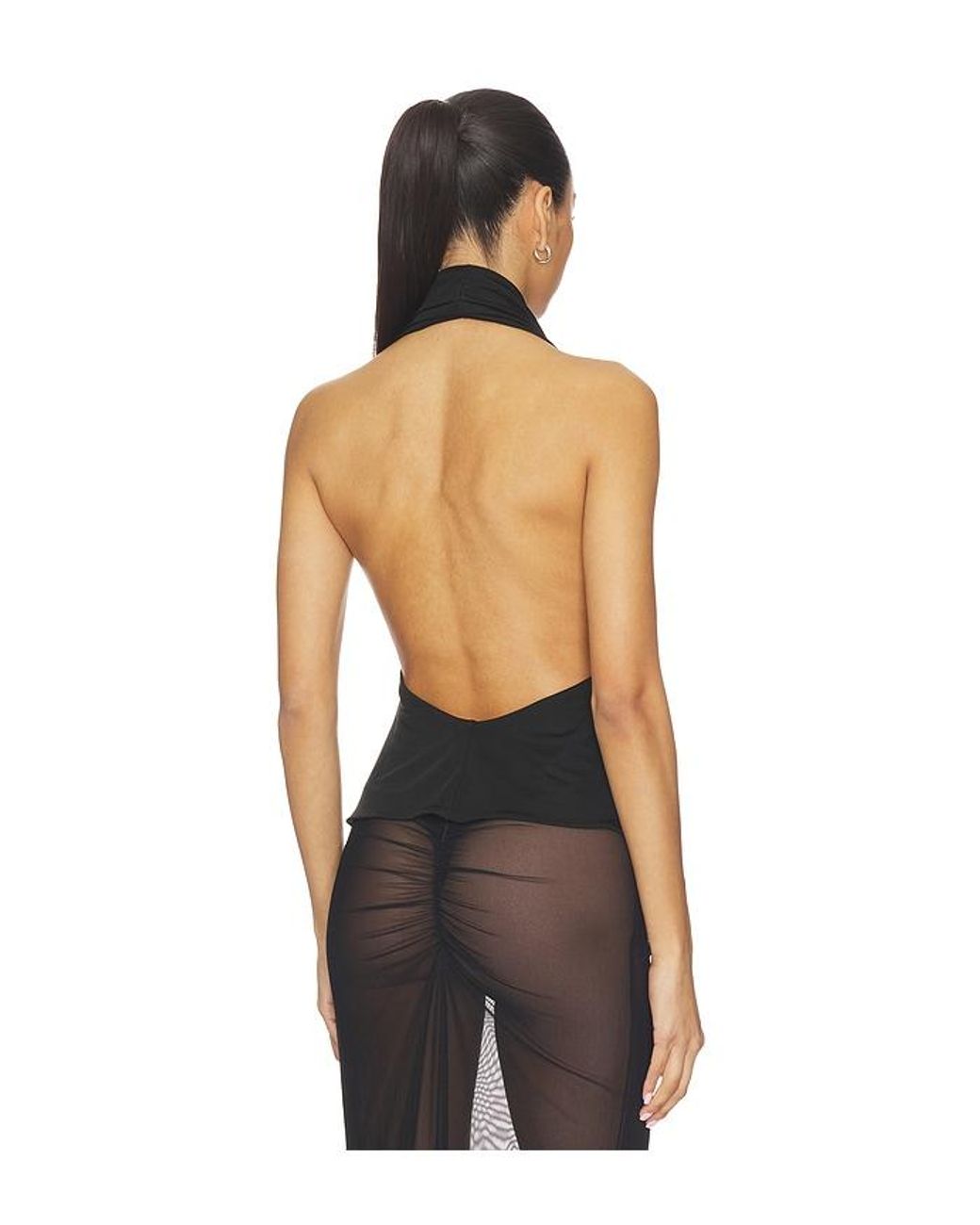 LAPOINTE Black Oberteil Cowl Neck