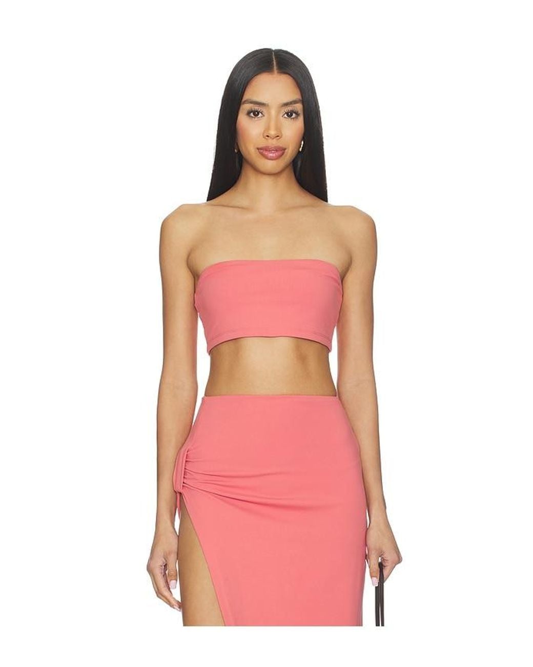 Susana Monaco Pink Micro Tube Top