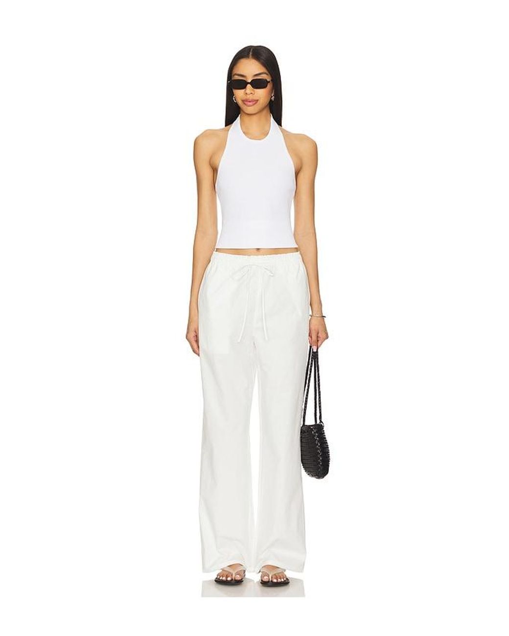 RUE SOPHIE White Frannie Pant