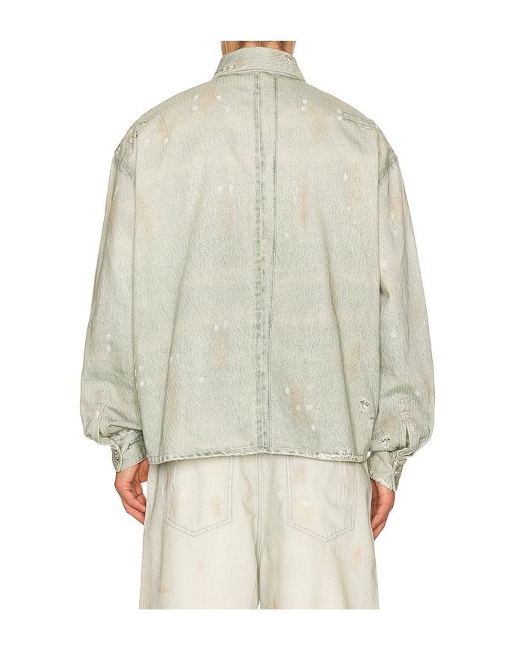 Won Hundred Natural Maza Printed Denim Shirt for men