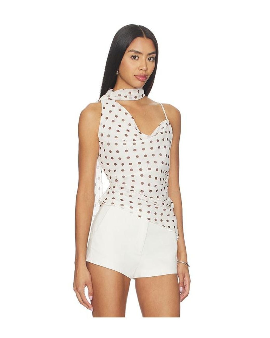 Astr White Adrie Top