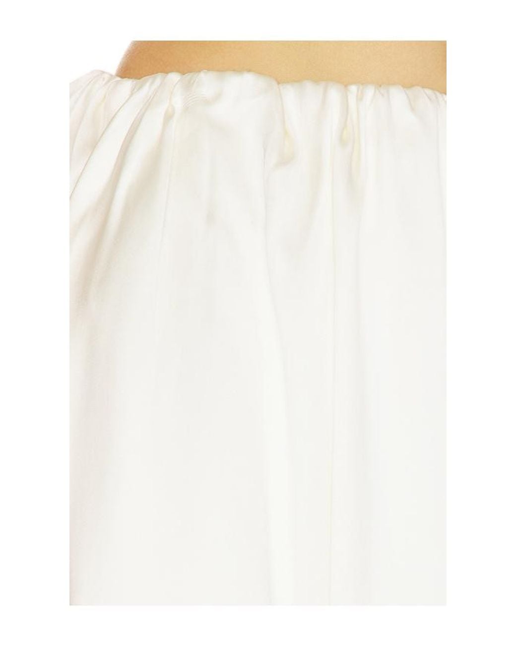 Helsa White Gala Skirt