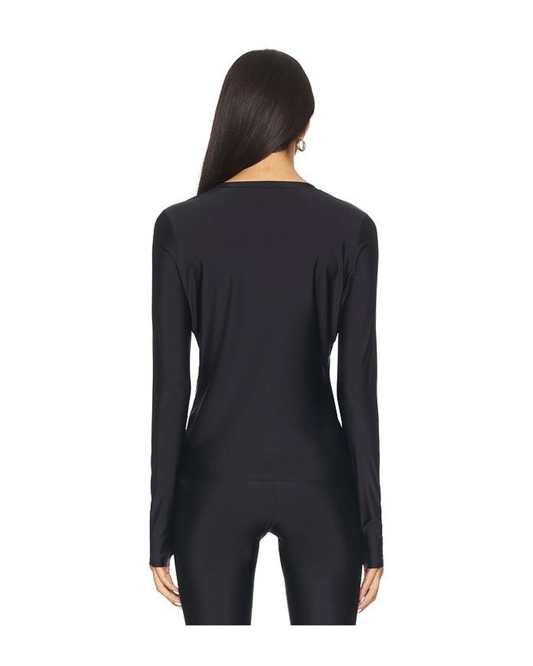 Perfect Moment Black Ski Crew Baselayer Top
