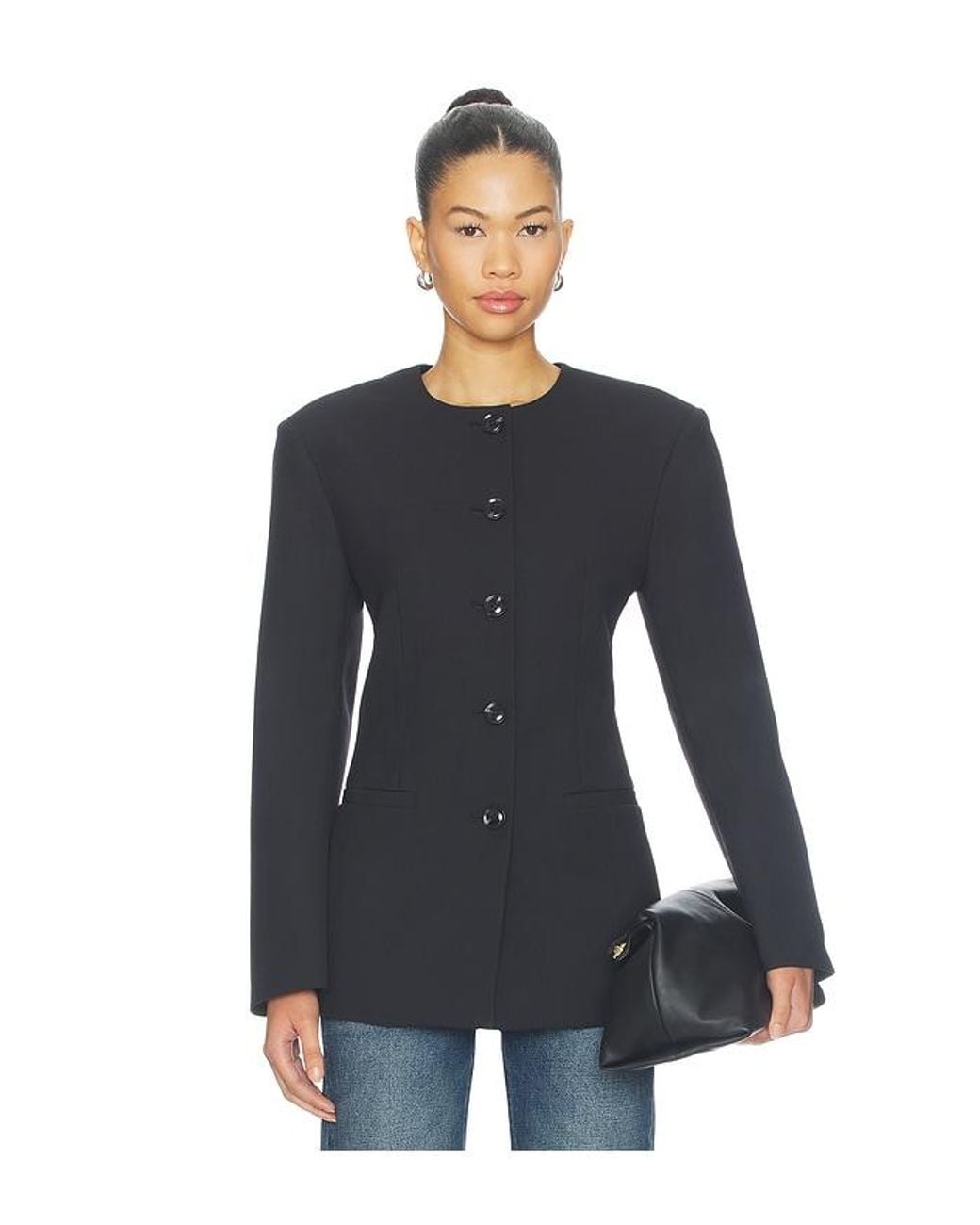 Anine Bing Black Huda Blazer