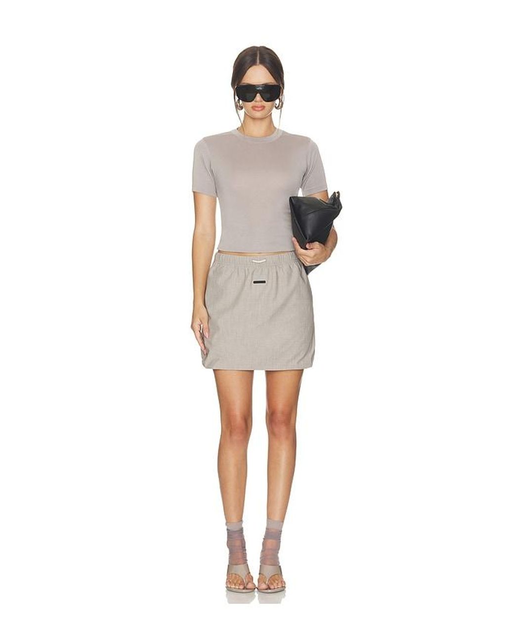 Fear Of God White Micro Skirt
