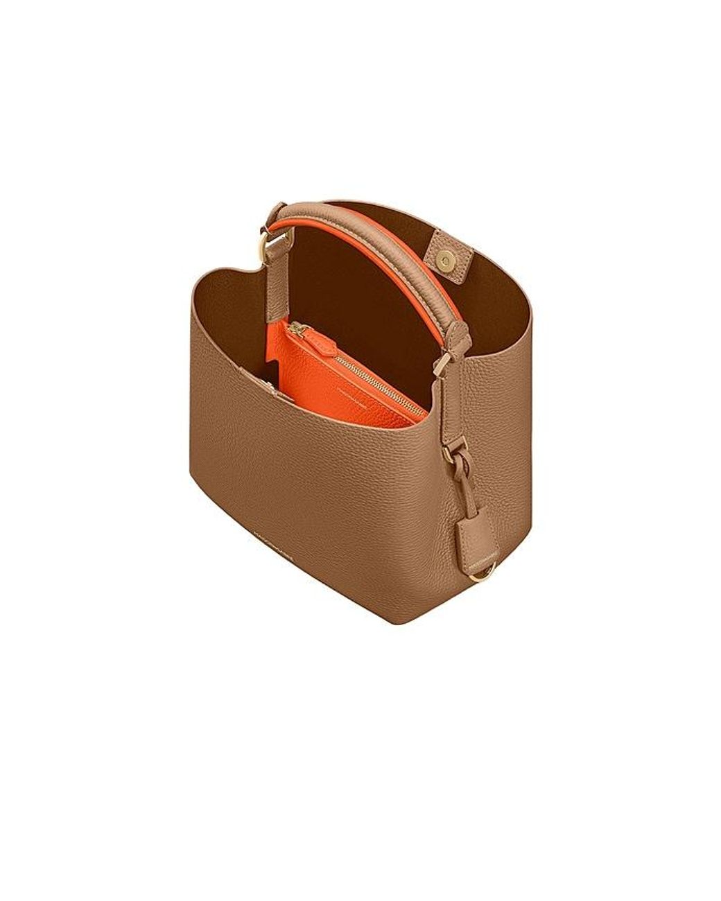 MAISON de SABR Brown The Mini Bucket Bag