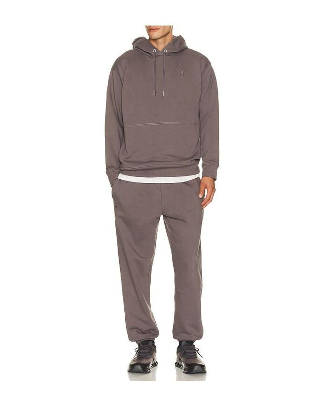On Shoes Gray Club Collective Pants for men