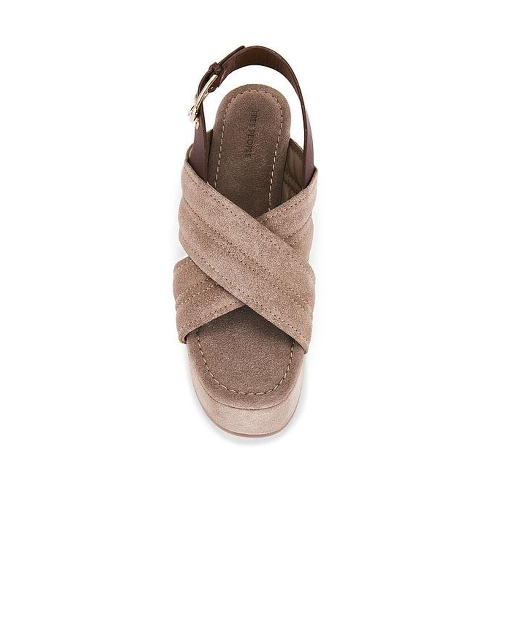 Free People Pink Beach Party Platform Sandal