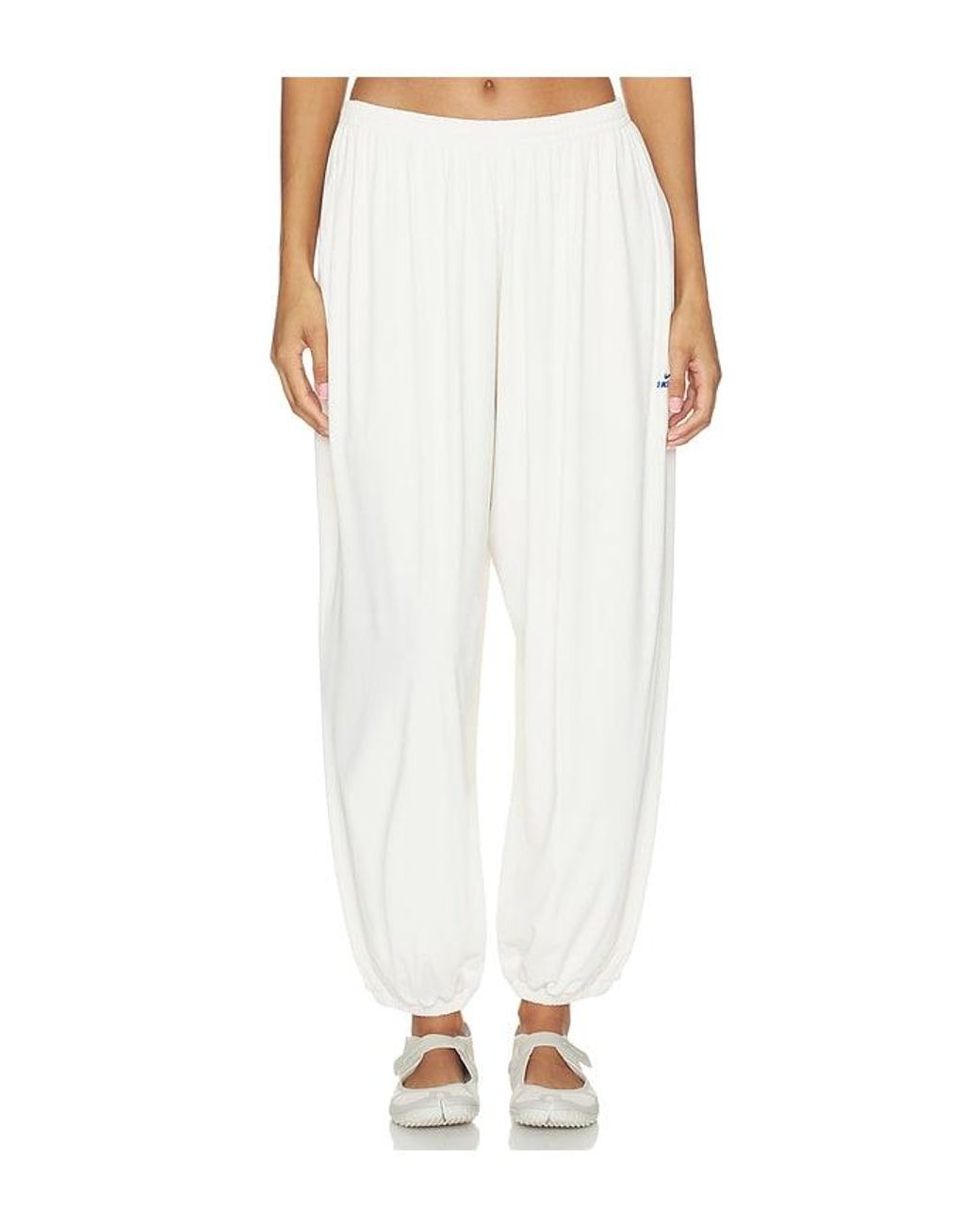 NikeSKIMS White Stretch Knit Harem Pants