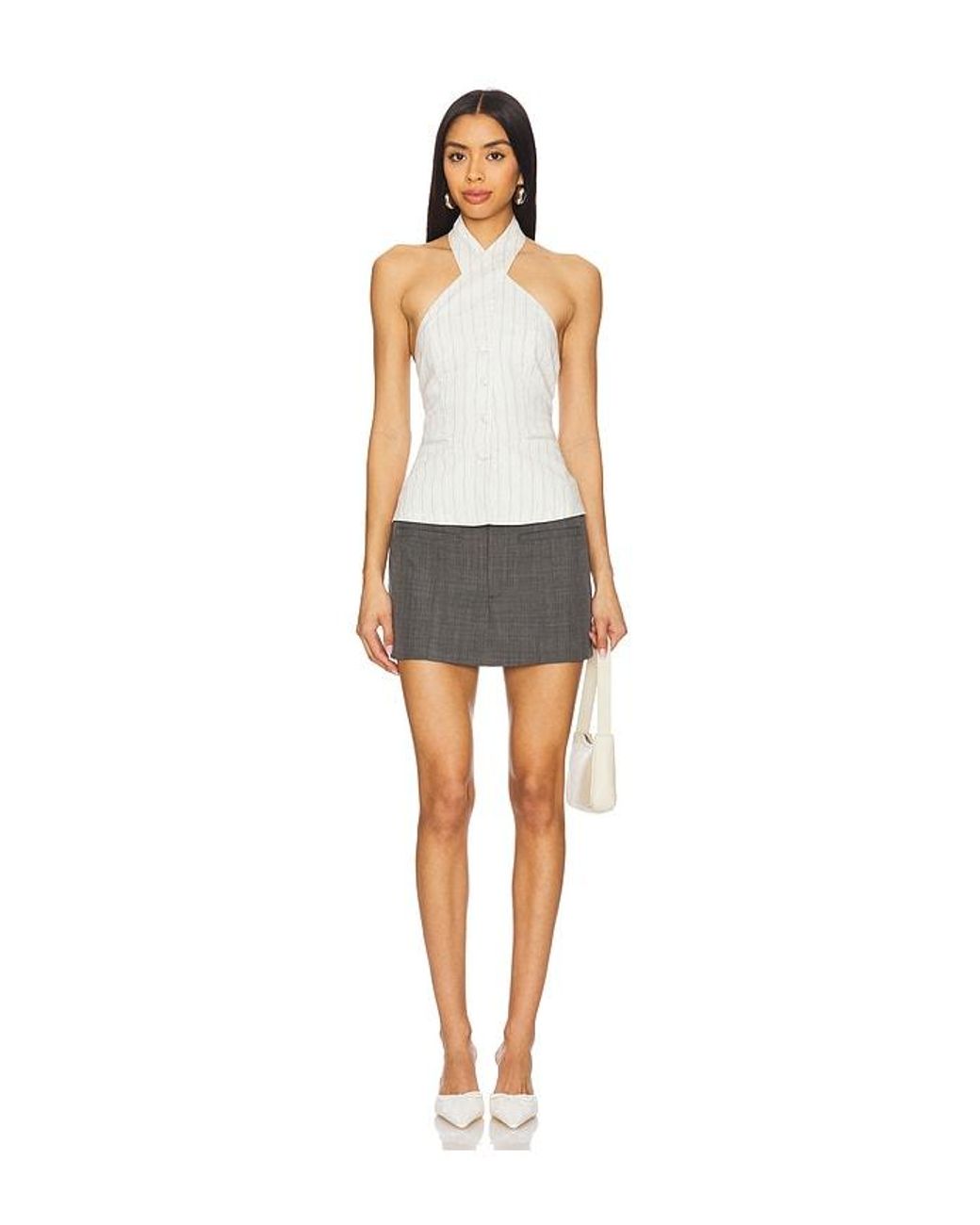 ALL THE WAYS White Selene Top