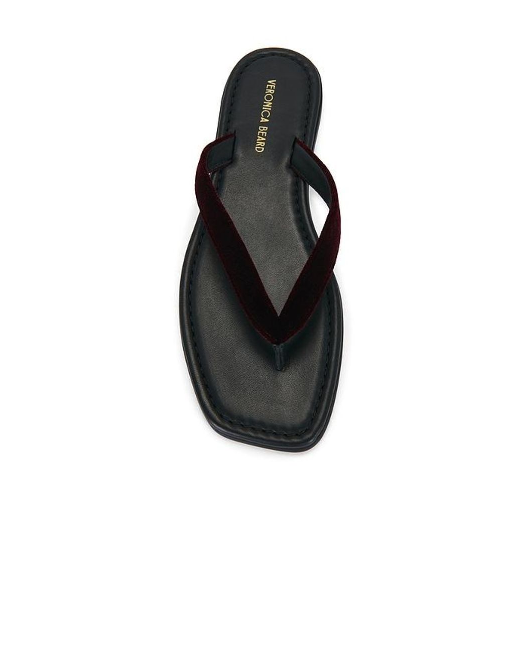 Veronica Beard Red Clea 2 Flip Flop