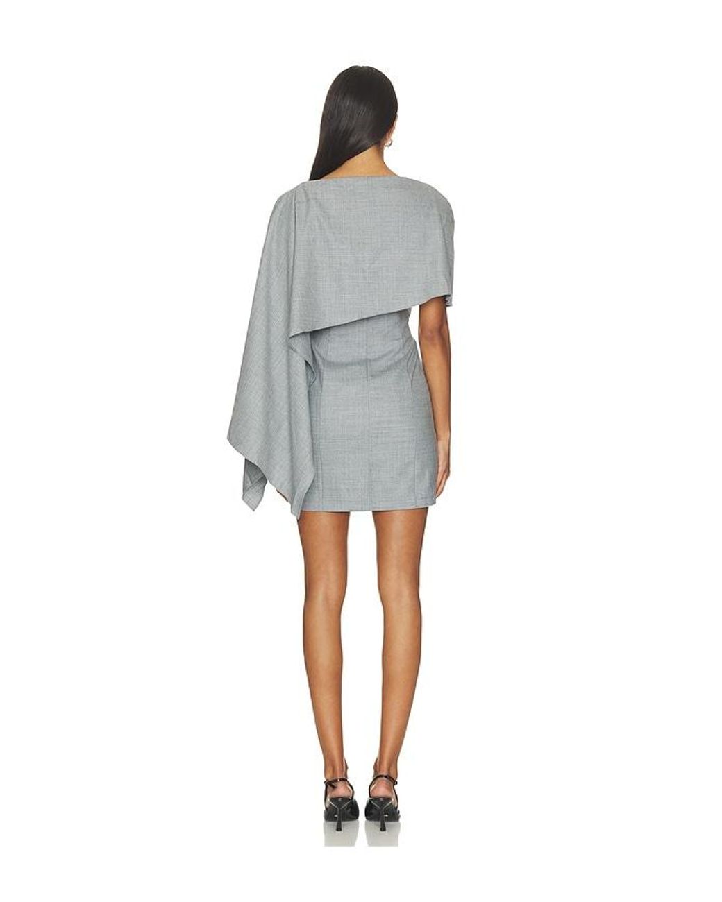 Amanda Uprichard Gray Soleil Dress