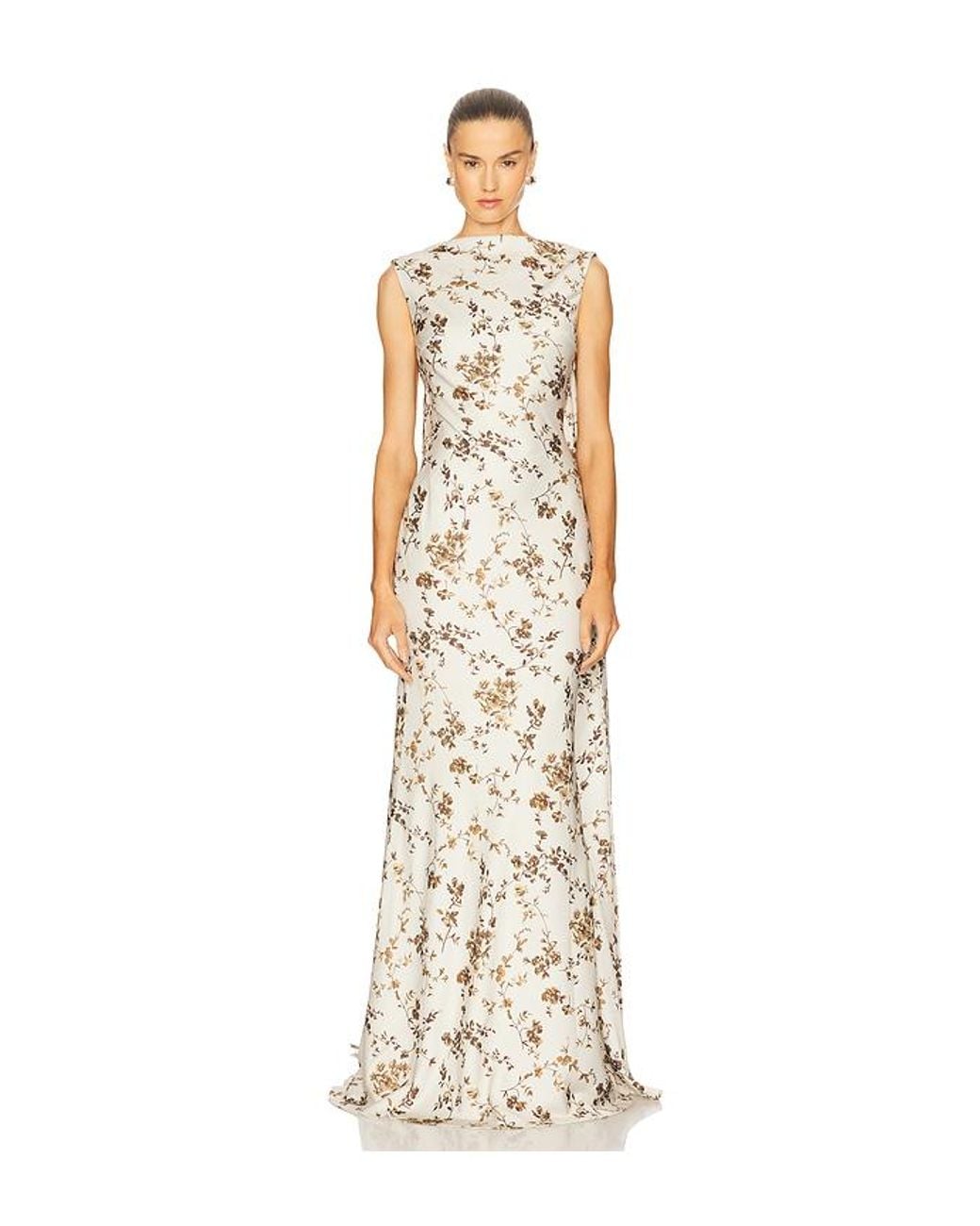 SAU LEE White Callie Gown