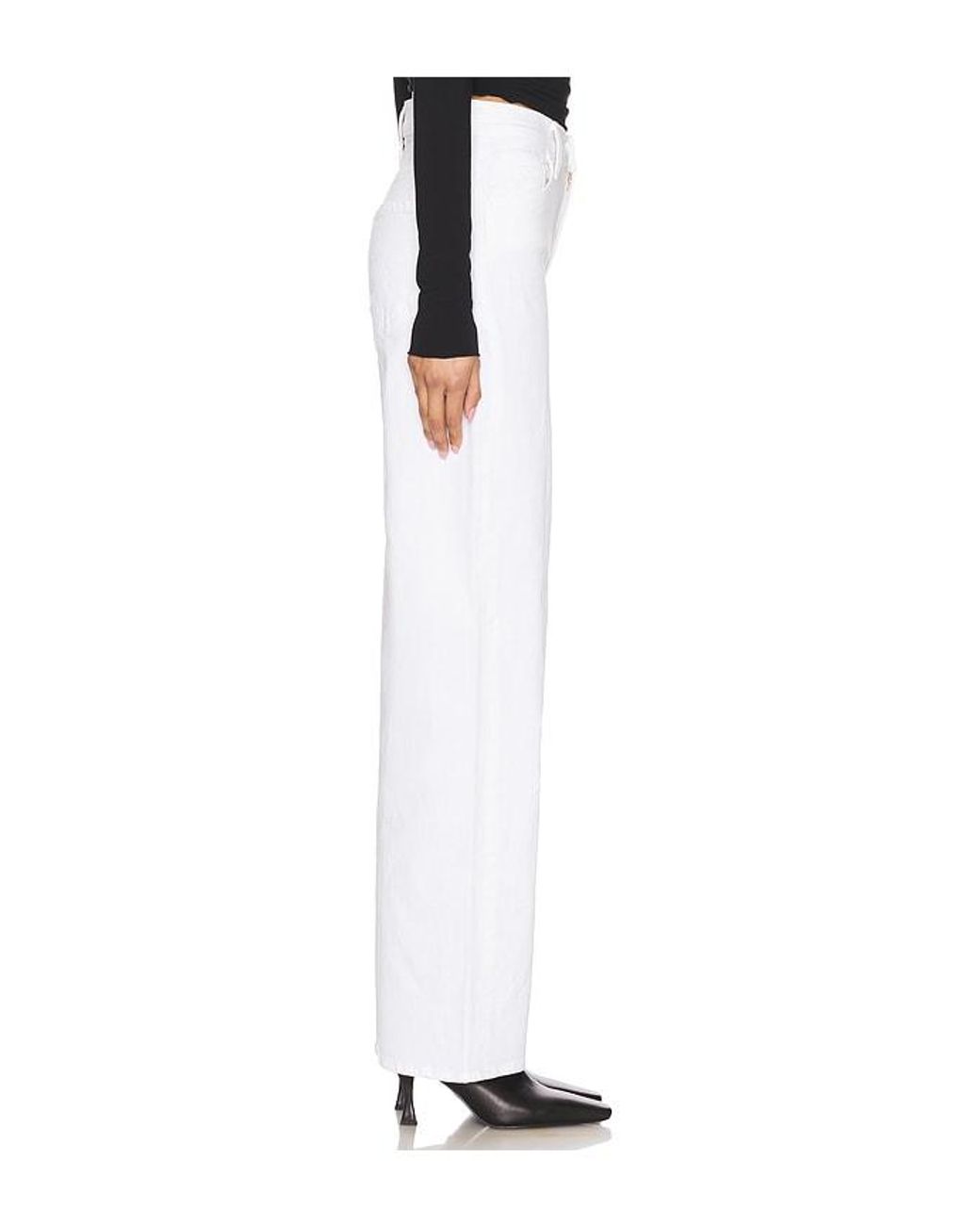 Mother Black The Dodger Sneak Jeans