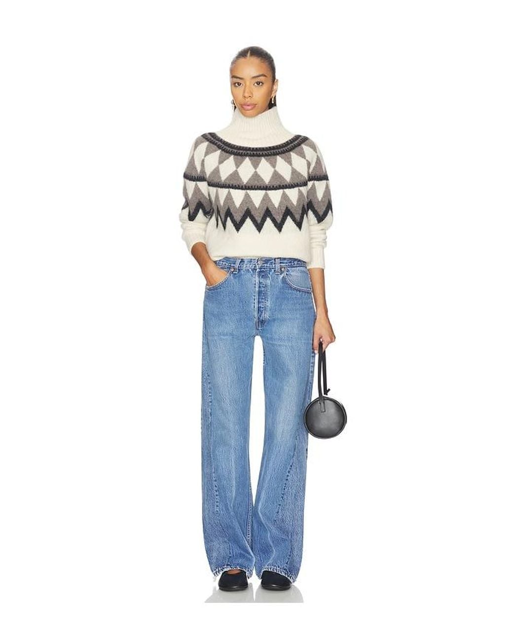 AllSaints Blue Tara Sweater