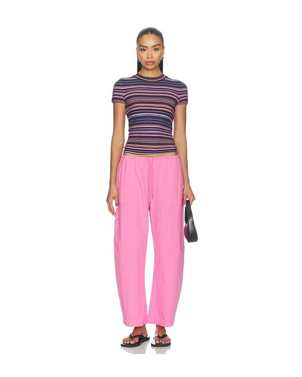 Pistola Purple Selene Short Sleeve Sweater Tee