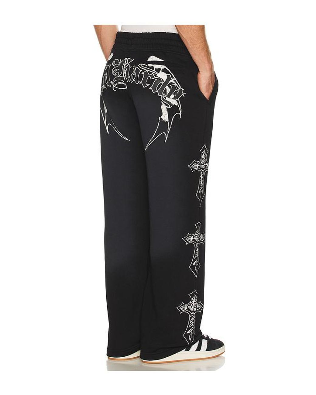 Pantalones De Chándal Holgados Crosses Skulls En Color Negro Talla (También En Xl/1X) Ed Hardy de hombre de color Black