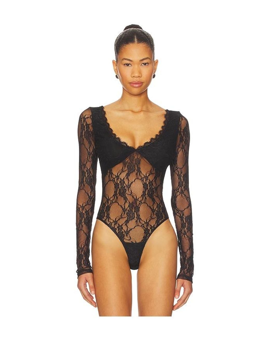 superdown Black Halcyon Bodysuit