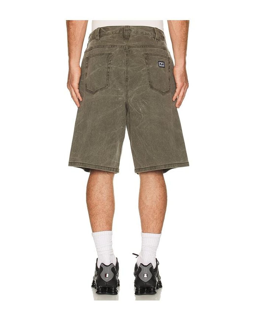 Obey Green Bigwig Baggy Denim Short for men