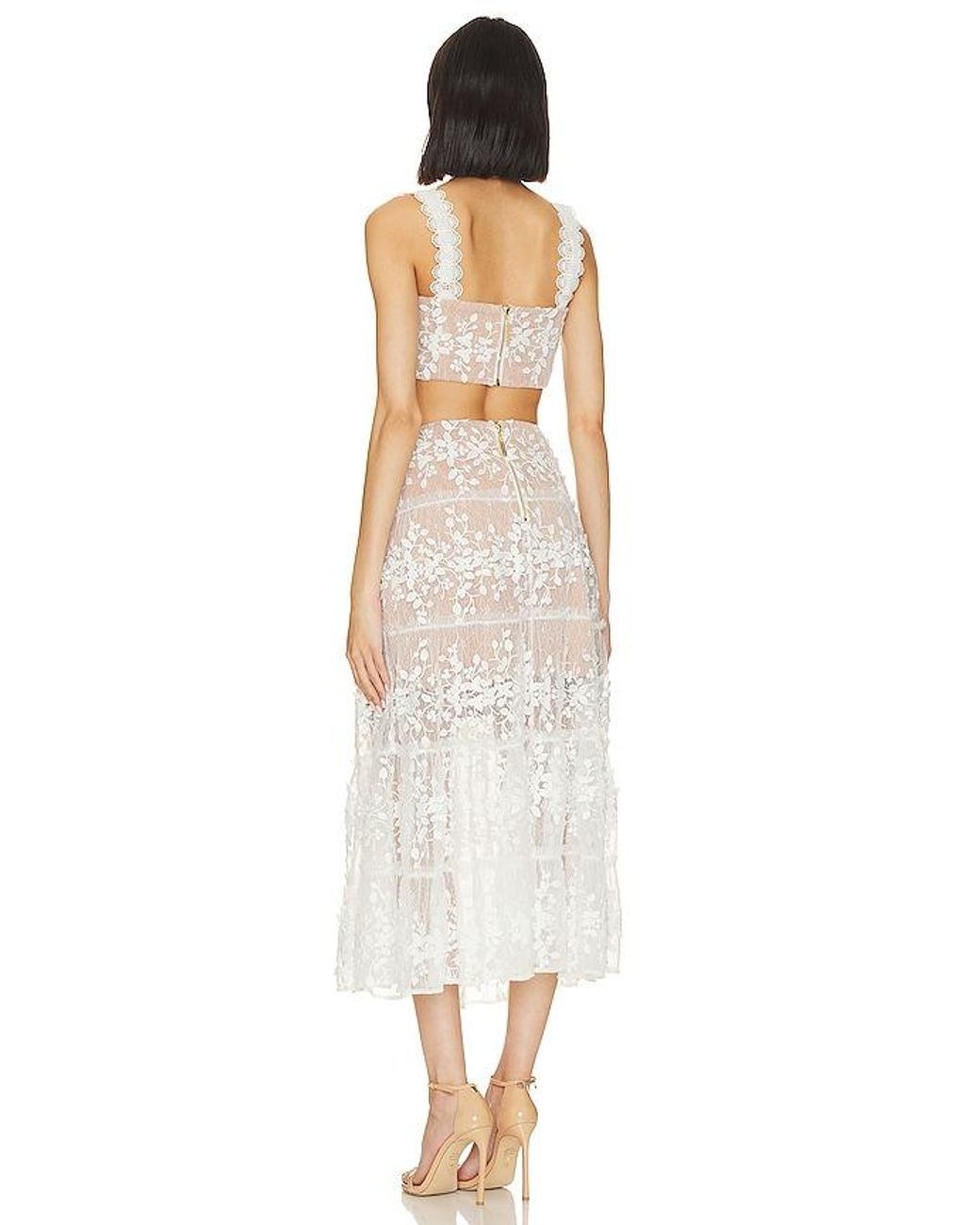 Bronx and Banco White Megan Two Piece Set