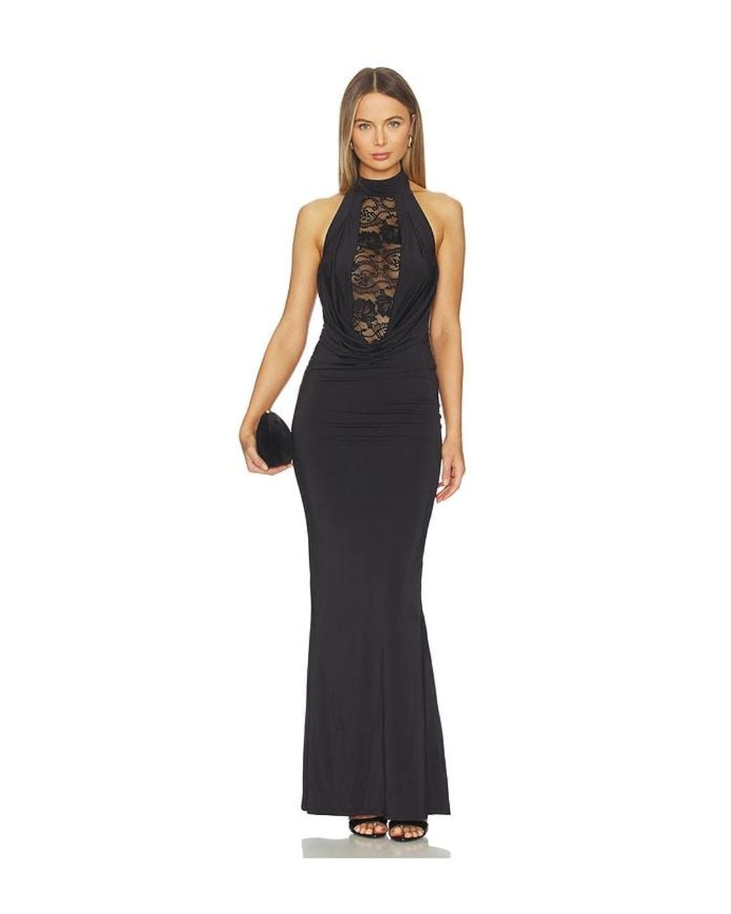 Nookie Black Rhianna Halter Gown