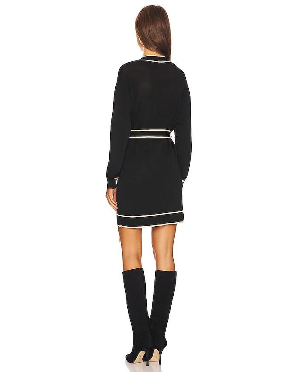 Lovers + Friends Black Lovers + Friends Natalie Belted Dress
