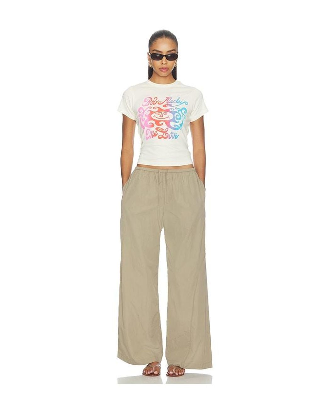 Daydreamer Natural Bob Marley One Love Gradient Vintage Tee