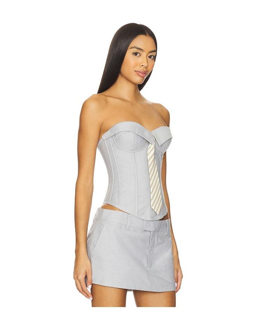 GUIZIO White Chrys Corset