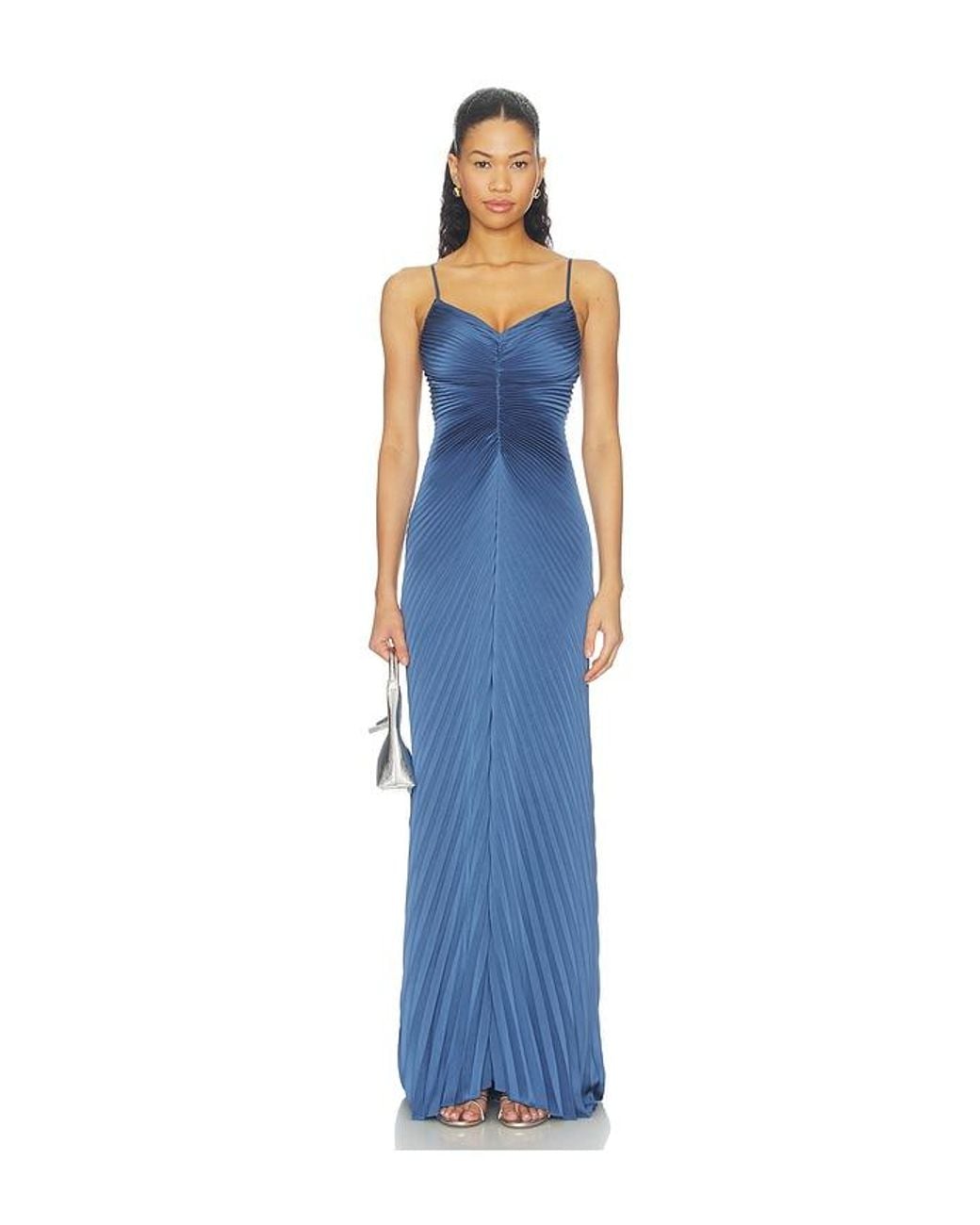 A.L.C. Blue Genevieve Gown