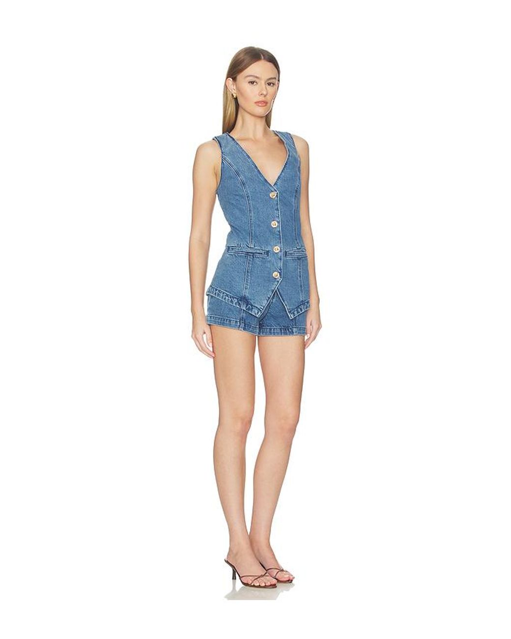 Venture Out Romper En Color Azul Talla (También En Xs, S, Xl, Xxl) Show Me Your Mumu de color Blue