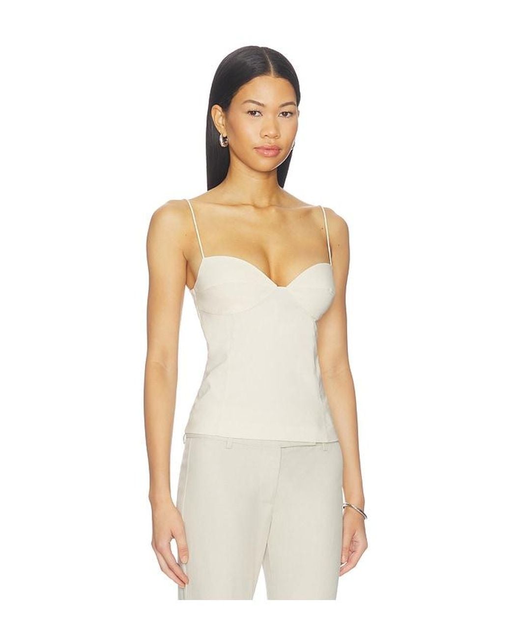 St. Agni White Studio Cami Top