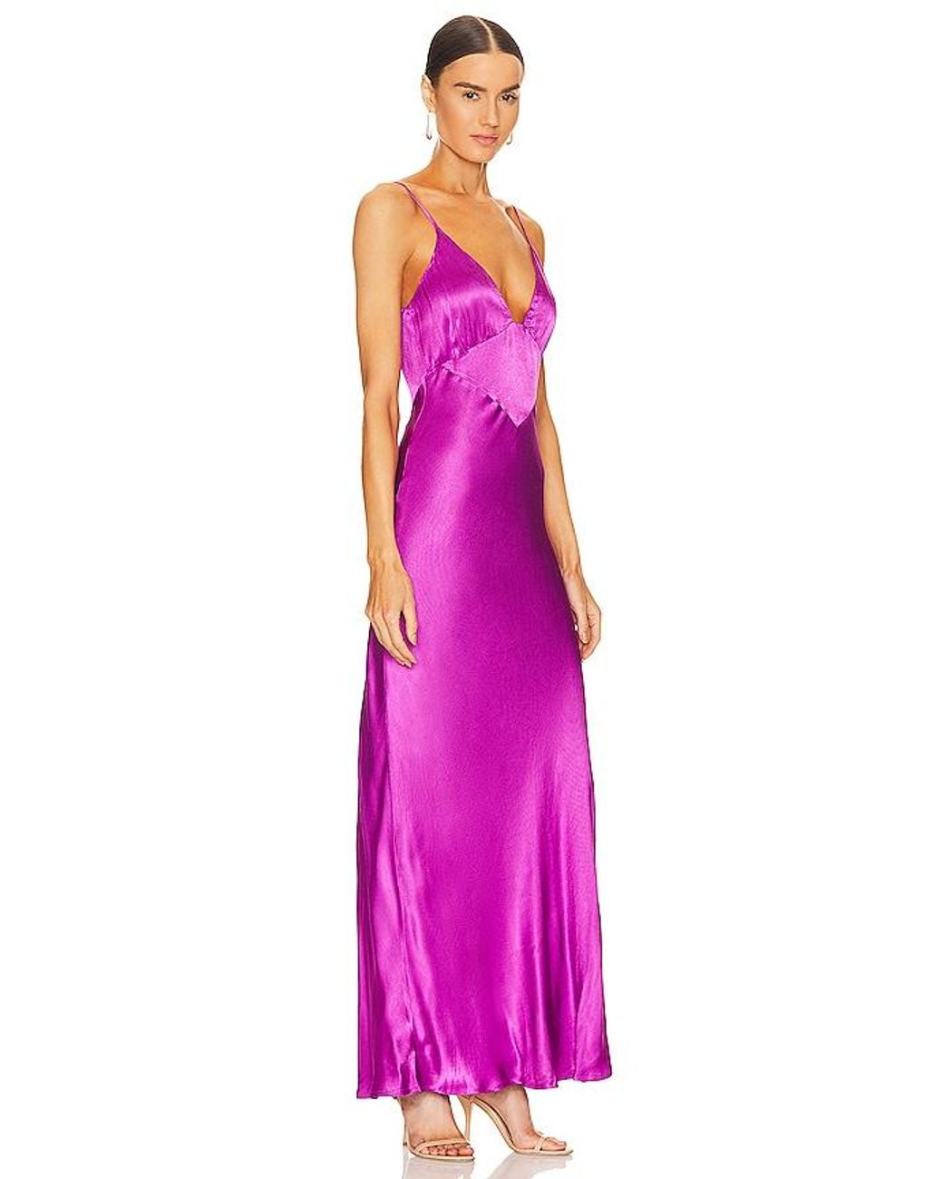 knee length dresses for ladies Petal and Pup Women's Posse Midi Slip Dress