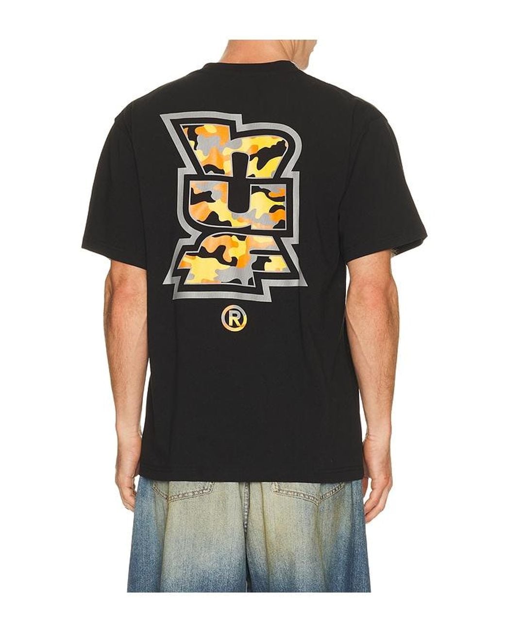 Huf Black Megablast Camo Tee for men