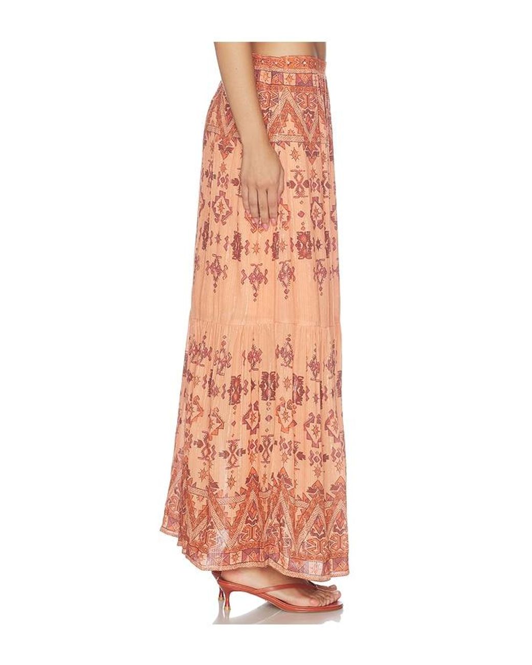 Ba&sh Orange Zaya Skirt