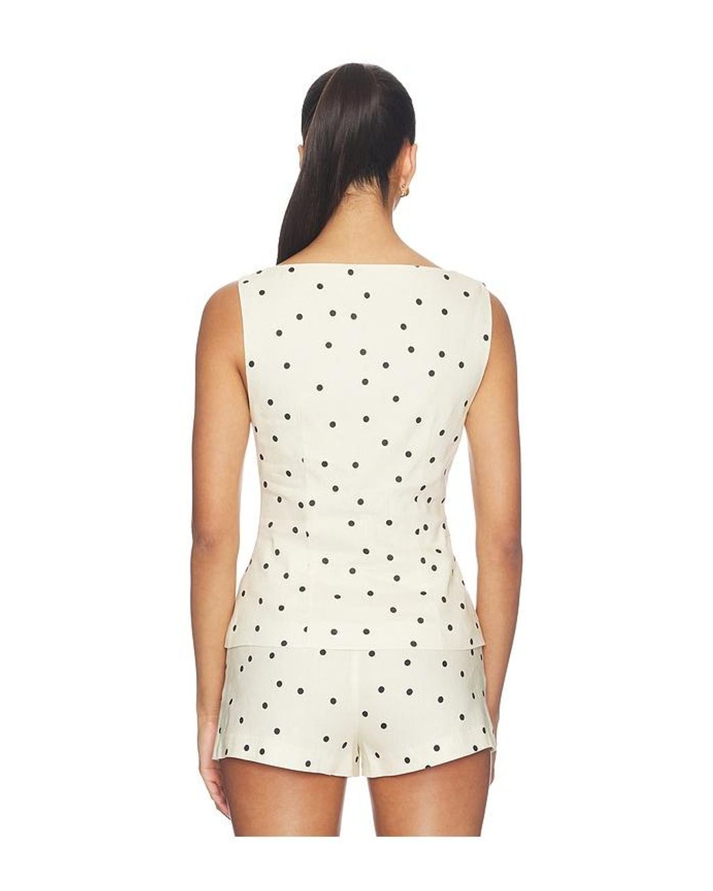 Tularosa White Adalyn Vest Top