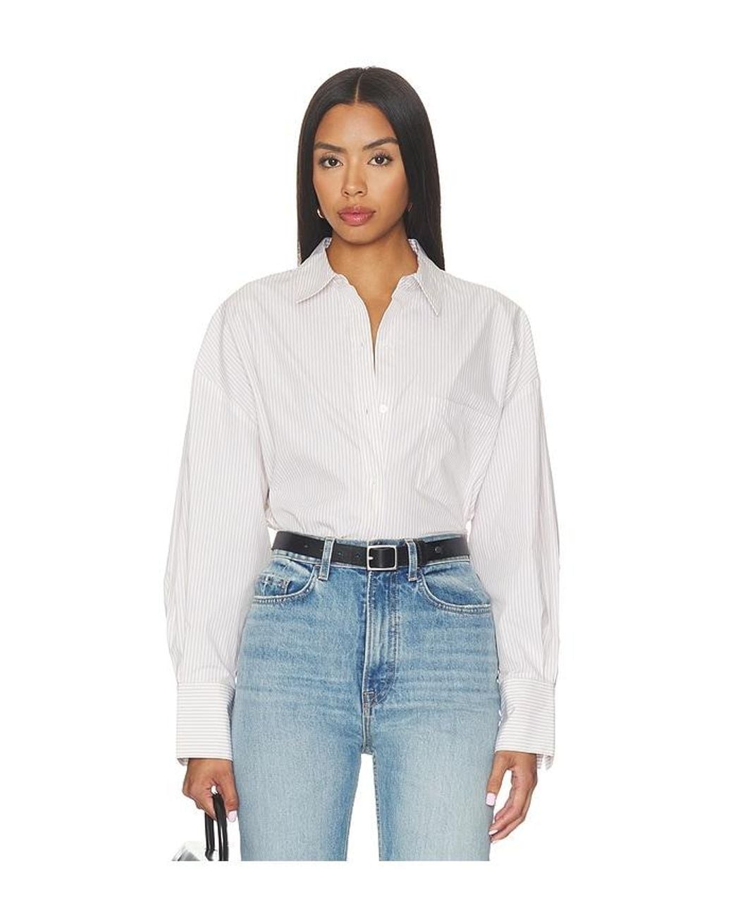 WAO White Poplin Button Up